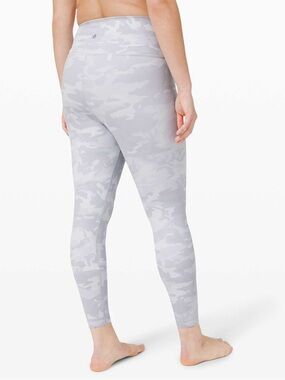 Lululemon Wunder Under High-Rise Tight- Incognito Camo Jacquard Alpine White